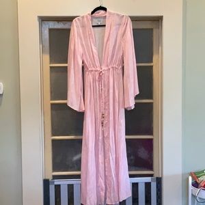 Plush brand medium kimono pink robe
